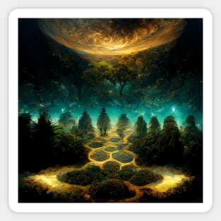 Enchanted Forest - best selling Sticker